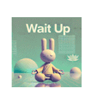 まったりヨガうさぎ（個別スタンプ：28）