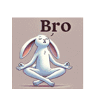 まったりヨガうさぎ（個別スタンプ：30）