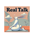 まったりヨガうさぎ（個別スタンプ：32）