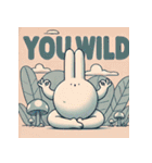 まったりヨガうさぎ（個別スタンプ：39）