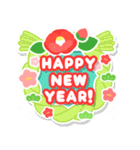 飛び出す！毎年使える可愛いお正月のご挨拶（個別スタンプ：11）