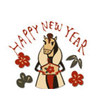 mottoのあけおめスタンプ♡うまレディ（個別スタンプ：6）