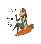 mottoのあけおめスタンプ♡うまレディ（個別スタンプ：17）