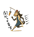 mottoのあけおめスタンプ♡うまレディ（個別スタンプ：27）