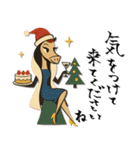 mottoのあけおめスタンプ♡うまレディ（個別スタンプ：30）