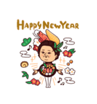 大人ぷりてぃマダム/年末年始とクリスマス（個別スタンプ：4）