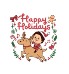 大人ぷりてぃマダム/年末年始とクリスマス（個別スタンプ：22）