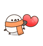 【毎年使える♪】飛び出す！シマエナガ年賀（個別スタンプ：22）