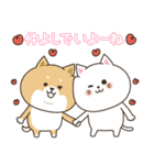 わん×にゃんカップル3♡彼女用♡お正月（個別スタンプ：19）
