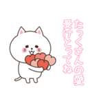 わん×にゃんカップル3♡彼女用♡お正月（個別スタンプ：21）