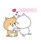 わん×にゃんカップル3♡彼女用♡お正月（個別スタンプ：30）