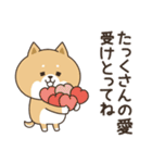 わん×にゃんカップル3♡彼氏用♡お正月（個別スタンプ：21）