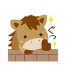 飛び出す！午年のあけおめ正月スタンプ（個別スタンプ：21）