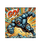 最強ベア【アメコミ超覚醒】（個別スタンプ：4）