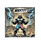 最強ベア【アメコミ超覚醒】（個別スタンプ：8）