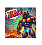 最強ベア【アメコミ超覚醒】（個別スタンプ：10）