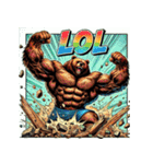 最強ベア【アメコミ超覚醒】（個別スタンプ：11）