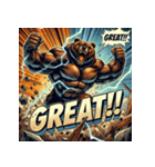 最強ベア【アメコミ超覚醒】（個別スタンプ：15）