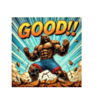 最強ベア【アメコミ超覚醒】（個別スタンプ：17）