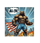 最強ベア【アメコミ超覚醒】（個別スタンプ：18）