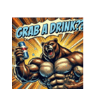 最強ベア【アメコミ超覚醒】（個別スタンプ：23）