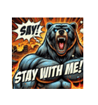 最強ベア【アメコミ超覚醒】（個別スタンプ：24）