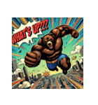 最強ベア【アメコミ超覚醒】（個別スタンプ：25）