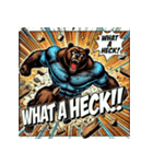 最強ベア【アメコミ超覚醒】（個別スタンプ：28）