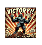 最強ベア【アメコミ超覚醒】（個別スタンプ：29）