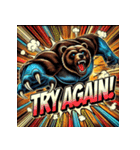 最強ベア【アメコミ超覚醒】（個別スタンプ：32）