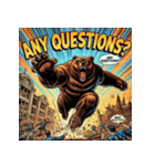 最強ベア【アメコミ超覚醒】（個別スタンプ：37）