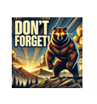 最強ベア【アメコミ超覚醒】（個別スタンプ：40）