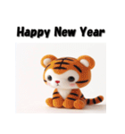 十二支全部 あけおめ ファンシードール（個別スタンプ：8）