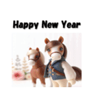 十二支全部 あけおめ ファンシードール（個別スタンプ：20）