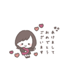 ゆるふわボブガール◎年末年始 #2026(再販)（個別スタンプ：13）