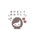 ゆるふわボブガール◎年末年始 #2026(再販)（個別スタンプ：14）