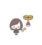 ゆるふわボブガール◎年末年始 #2026(再販)（個別スタンプ：34）