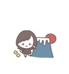 ゆるふわボブガール◎年末年始 #2026(再販)（個別スタンプ：37）