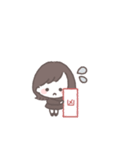 ゆるふわボブガール◎年末年始 #2026(再販)（個別スタンプ：39）