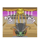 年賀！お正月！午年のスタンプ！(黒)（個別スタンプ：35）