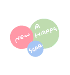 年末とお正月そして日常スタンプ【POP編】（個別スタンプ：5）