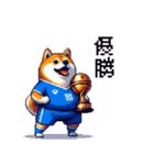 日本を応援するふとっちょ柴犬 サッカー（個別スタンプ：26）