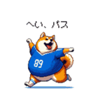 日本を応援するふとっちょ柴犬 サッカー（個別スタンプ：28）