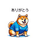 日本を応援するふとっちょ柴犬 サッカー（個別スタンプ：30）