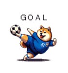日本を応援するふとっちょ柴犬 サッカー（個別スタンプ：31）