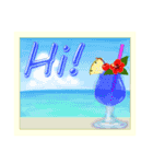 グラスに添えて(再改訂版)（個別スタンプ：2）