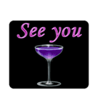 グラスに添えて(再改訂版)（個別スタンプ：7）