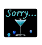 グラスに添えて(再改訂版)（個別スタンプ：14）