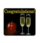 グラスに添えて(再改訂版)（個別スタンプ：40）