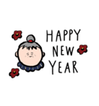 かわいい♡おばあちゃん。お正月。（個別スタンプ：3）